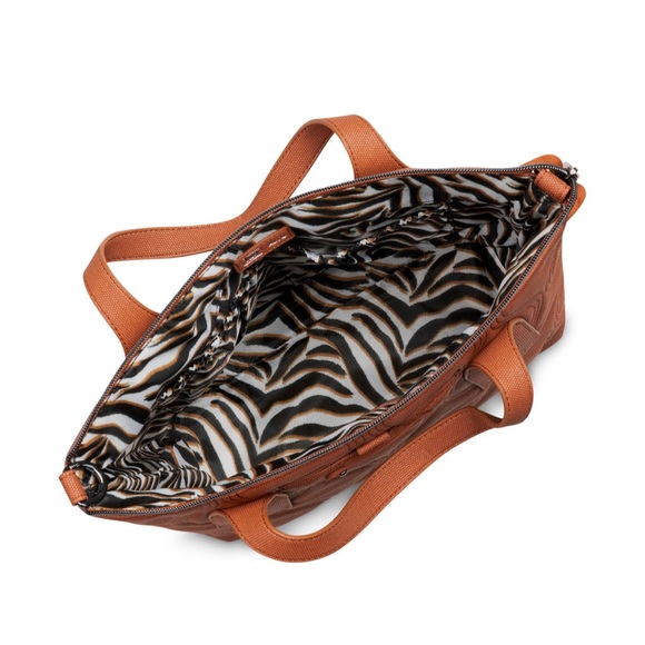 Lug Alto Convertible Tote/Crossbody Bag in Copper Brown NWT - Picture 6 of 11